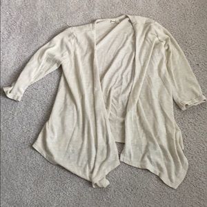 white cardigan cover up